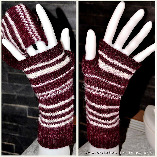 Wrist Warmer Stripes