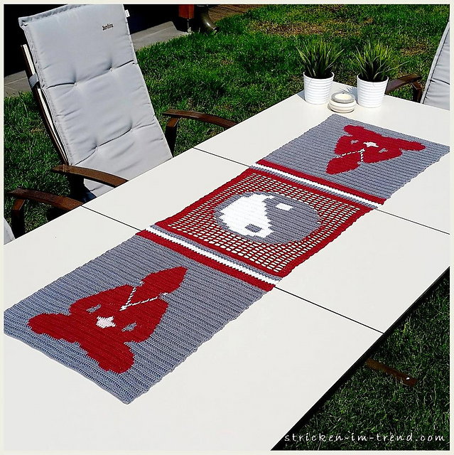 Table Runner Buddha's Tea-Party