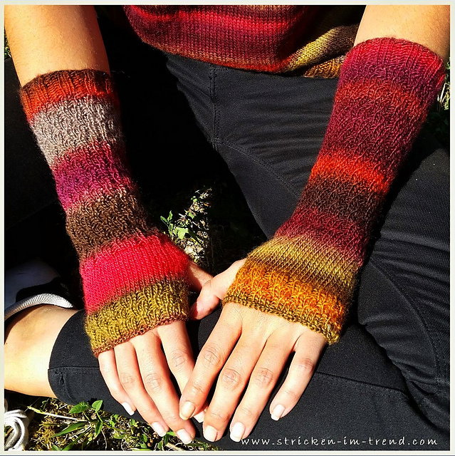 Wrist Warmers ColorStripes